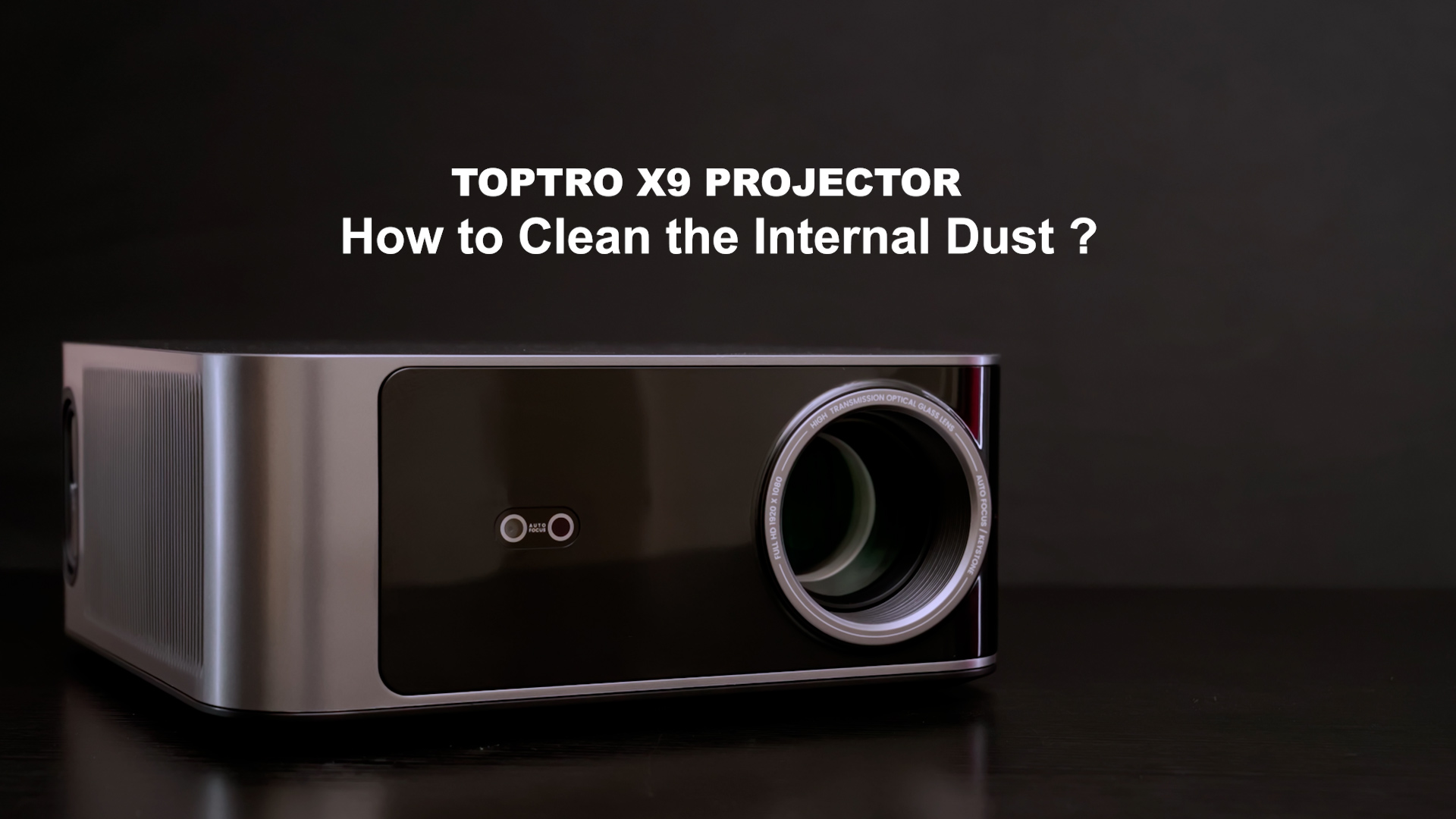 TOPTRO X9 4K Smart Home Projector, 1600 ANSI High Brightness